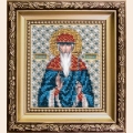 Набор для вышивания бисером ЧАРИВНА МИТЬ "Икона святого преподобномученика Вадима"